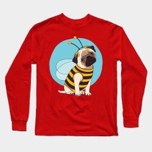 Pug Bee Long Sleeve T-Shirt